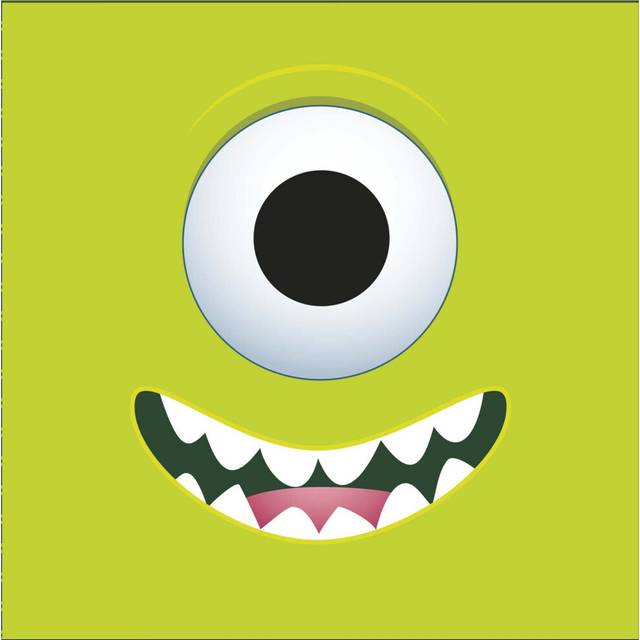 Disney Monsters Mike & Googly Eye Birthday Greeting Card Disney Character Cards
