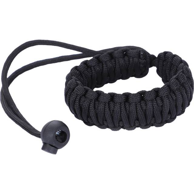 Digital Camera Wrist Hand Strap Grip Para cord Braided Wristband for SLR DSLR black