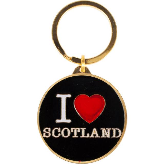 Scotland Souvenir Keyring I Heart Scotland 2015 40mm