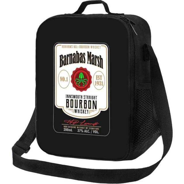 Kids Lunch Bag Lovecraft Cthulhu Mythos Barnabas Marsh JB Label Insulated Tote Box for Girls Boys Back to School