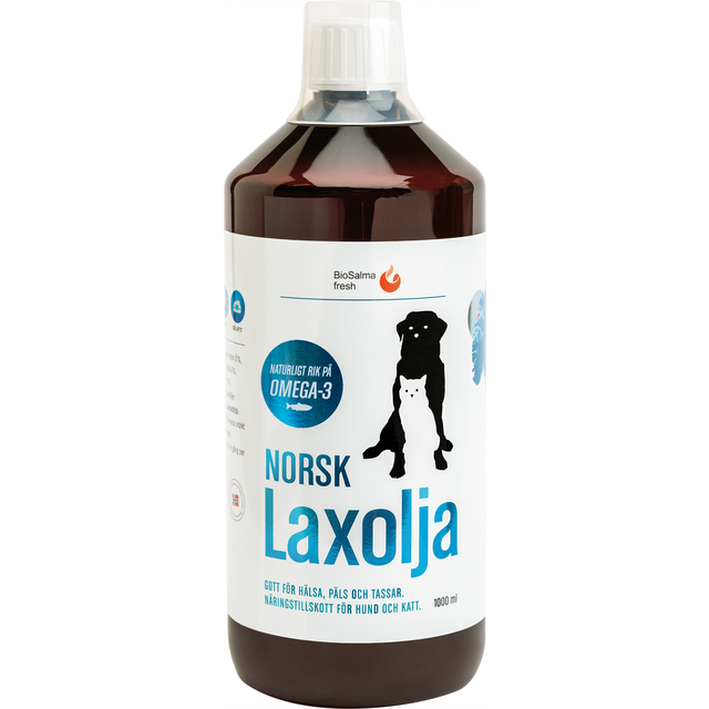 Norsk Laxolja För Hund & Katt 1000 ml