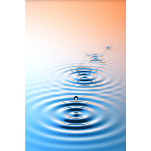3d rendering - Blue;Orange (46cm H x 30cm W x 3.8cm D)