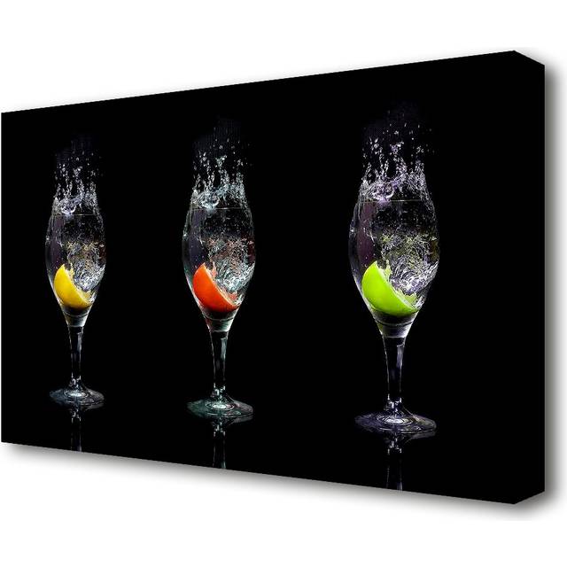 Fruit Cocktail Slash Kitchen - Wrapped Canvas Photograph Print (66 cm H x 101.6 cm W)
