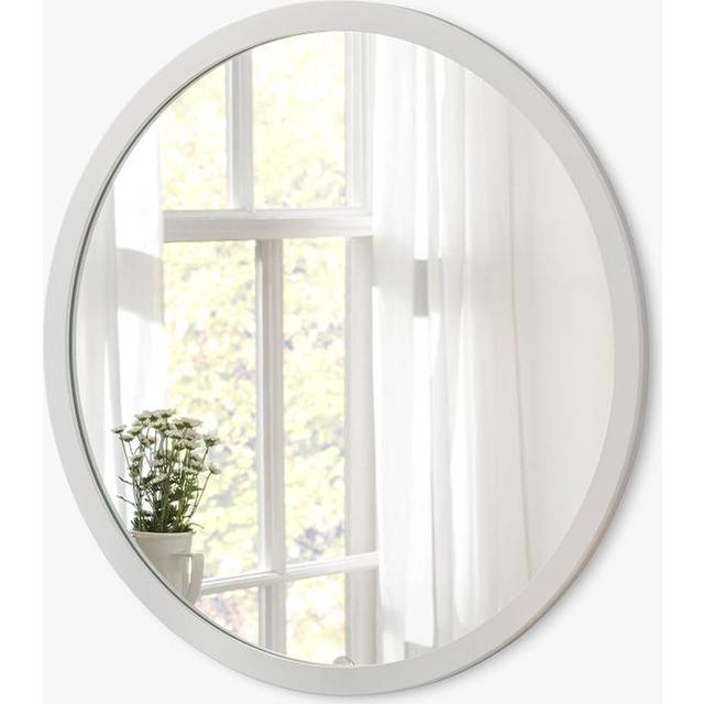 Yearn Mirrors Yearn Classic Round White Mirror 70Cm, White