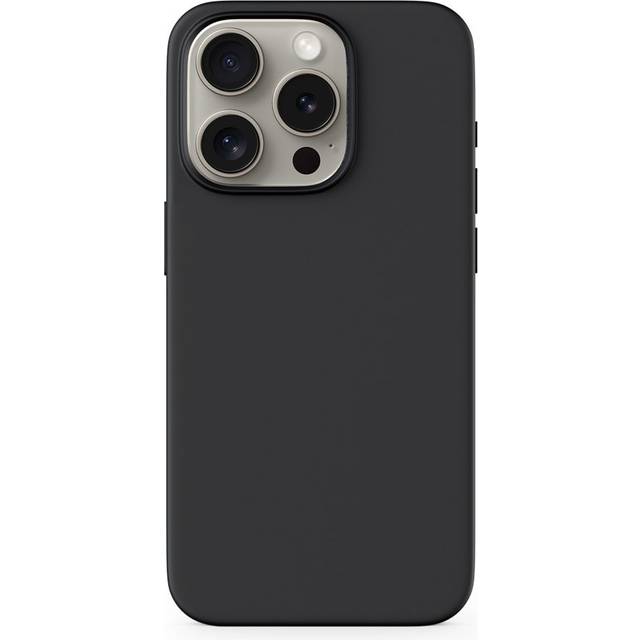 iPhone 15 Pro Max Epico Silikon Skal - MagSafe Kompatibel - Svart