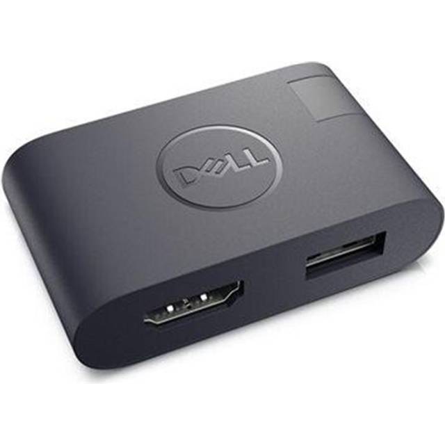 Dell adapter – USB-C till HDMI 2.0/USB-A 3.0 - Grå