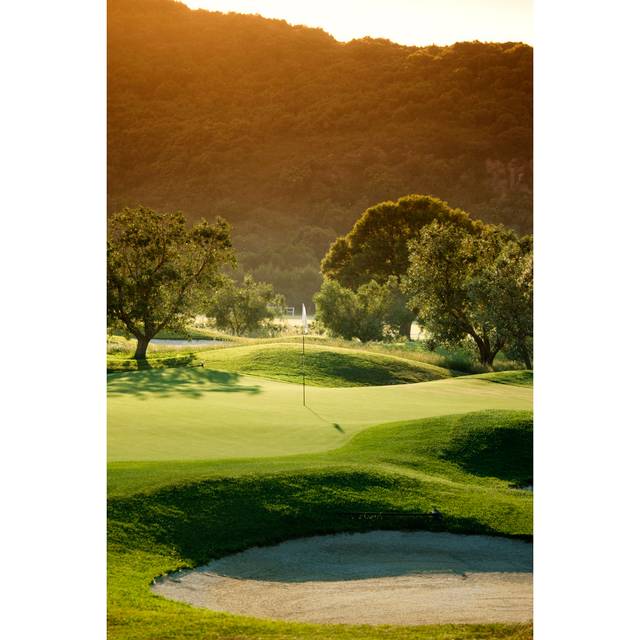 International Golf Course by Sjoeman - Wrapped Canvas Art Prints - Green (46cm H x 30cm W)