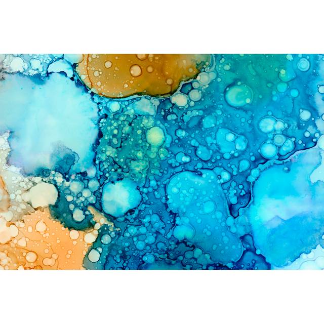 Alcohol Ink Pattern - Wrapped Canvas Art Prints (51cm H x 76cm W x 3.8cm D)