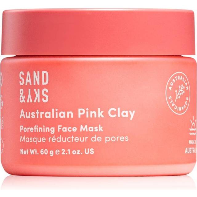 Sand & Sky Australian Pink Clay Porefining Face Mask - 60g