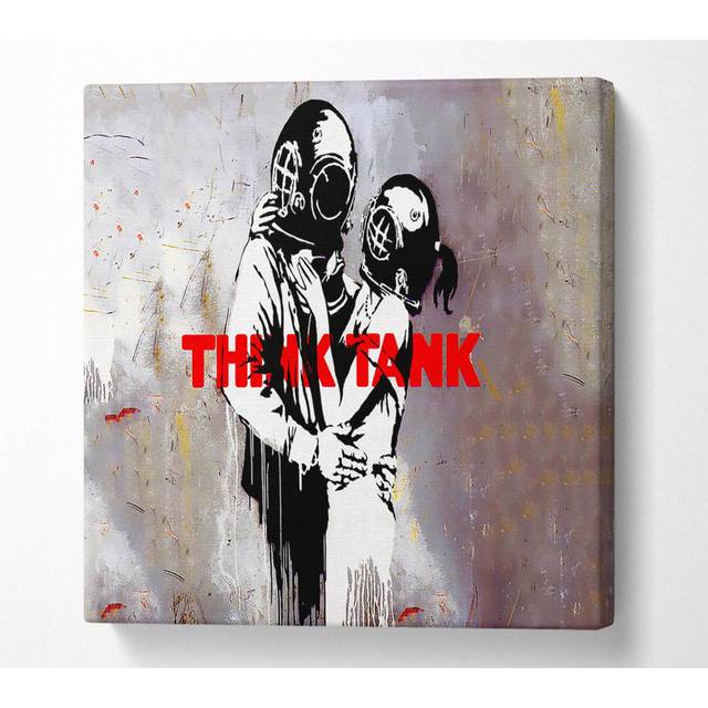 Think Tank Square Canvas Print (101.6cm H x 101.6cm W x 10cm D)