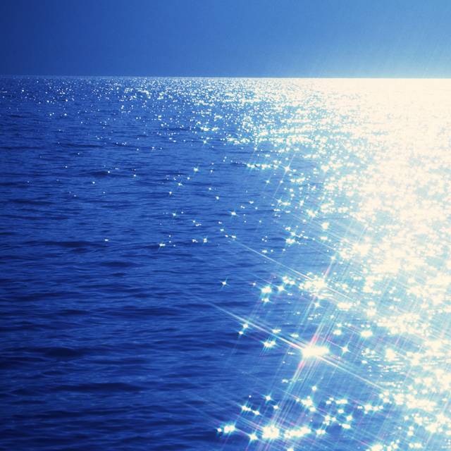 Illuminated water surface - Blue (76cm H x 76cm W)