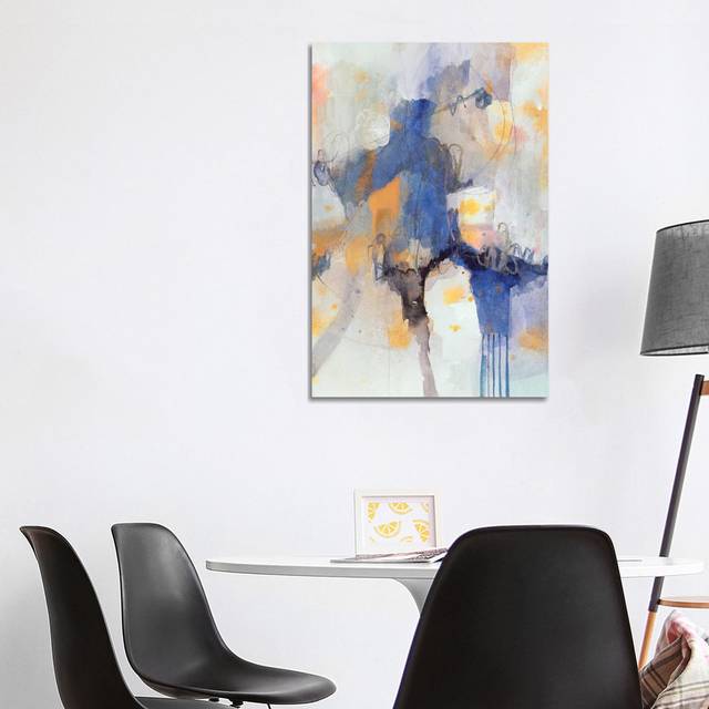 Watercolor Tatter II by Victoria Barnes - Wrapped Canvas Painting (101.6 cm H x 66.04 cm W x 1.91 cm D)