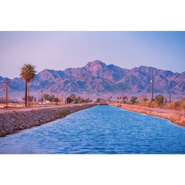 Irrigation canal - Blue;Brown;Grey (51cm H x 76cm W)