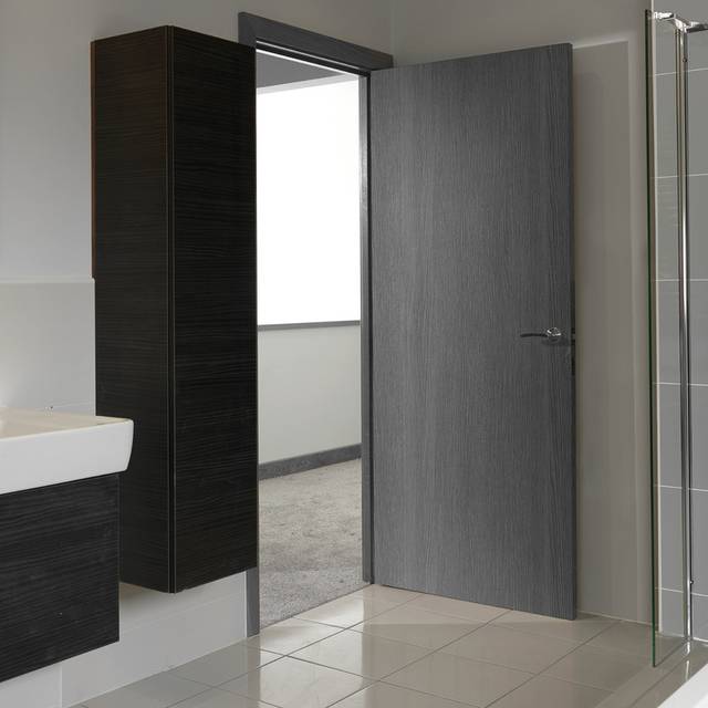 JB Kind Pintado Grey Painted Internal Door (Size: 1981 x 686mm, Thickness: 35mm, Fire Door: No)