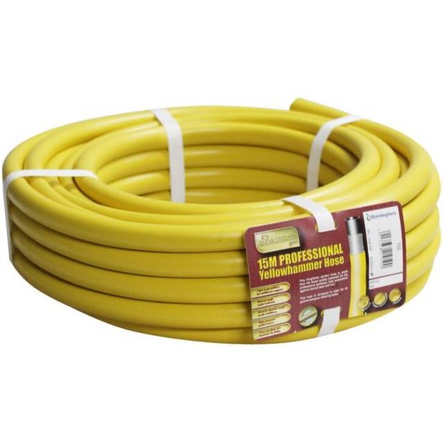 Kingfisher 15m Pro Gold Yellow Hammer Professional Garden Hose Pipe