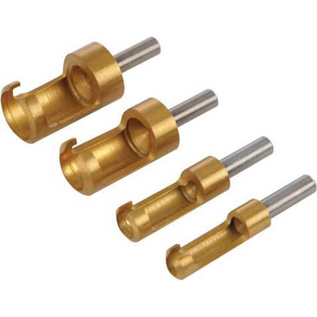 4 Piece Wood Plug Cutter Set 6mm 16mm For Countersink Recessed Holes