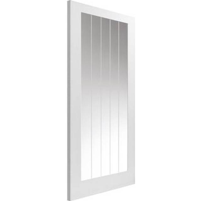 JB Kind Cottage 1L Glazed Internal Door 35 x 1981 x 762mm in White Moulded