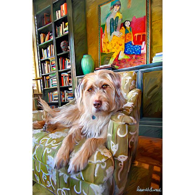 Living Large - Wrapped Canvas Painting (122cm H x 81cm W D)
