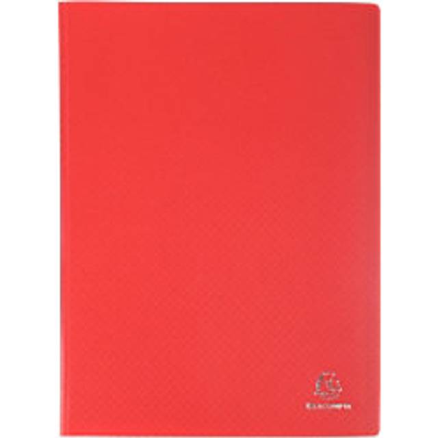 Exacompta OpaK Display Book 60 Pockets A4 Red Pack of 8