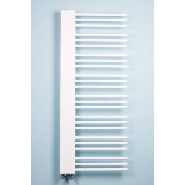 (White, 1460x600mm) WarmeHaus Stylish Bathroom Heated Warming Towel Rail Radiator Central Heating