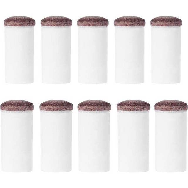 Billiards Cue Replacement Head 5pcs/set Slip-on Pool Cue Tips Plastic Snooker Cue Ferrule High Qulity Billiards Accessories
