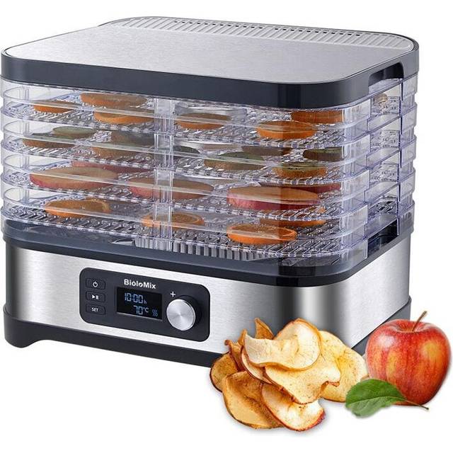 Fruit and Vegetable Dryer Food Dryer Dehydrator  with Digital Timer and Temperature Control for Fruit Vegetable Meat Beef Jerky
