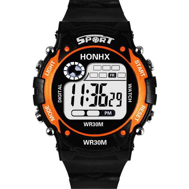 Men's Outdoor Sport Watch Waterproof Led Digital Watch For Men Student Multifunction Rubber Electronic Smart Watch Reloj Hombre - Multicoloured