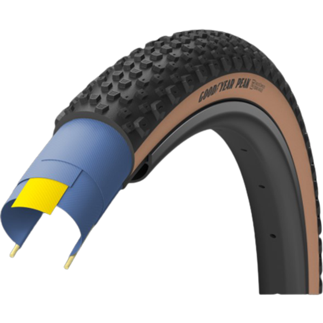 Goodyear Peak 700x35c TLR 120 TPI Tan Skinwall