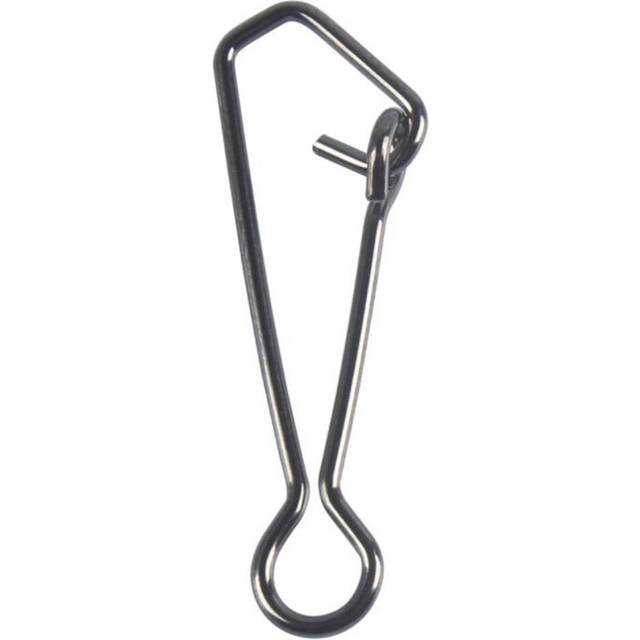 100PCS  Sea Snap Hooks for Fishing Stainless Steel Fishing Swivels Fishing Hook Line Connector 1# Snap Clips