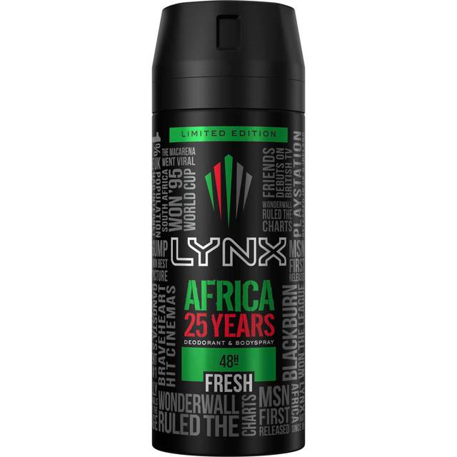 Lynx Africa Aerosol Body Spray Deodorant The G.O.A.T. Of Fragrance