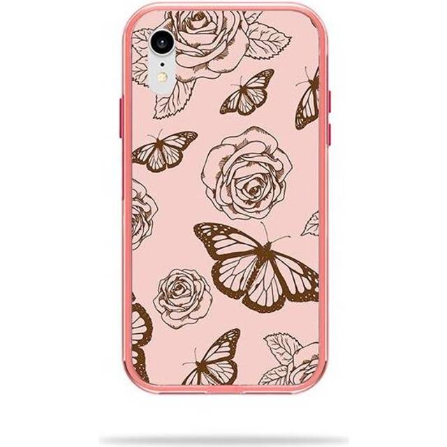 MightySkins LIFSLIPXR-Butterfly Garden Skin Decal Wrap for LifeProof SLAM iPhone XR Case Sticker - Butterfly Garden