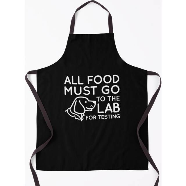 All Food Must Go To The Lab For Testing Grill Aprons for Kitchen BBQ Chef