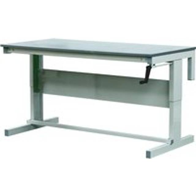Premier Cantilever Adjustable-Height Workbench with MFC Worktop - 730-950 x 1800 x 750mm - 200kg Capacity