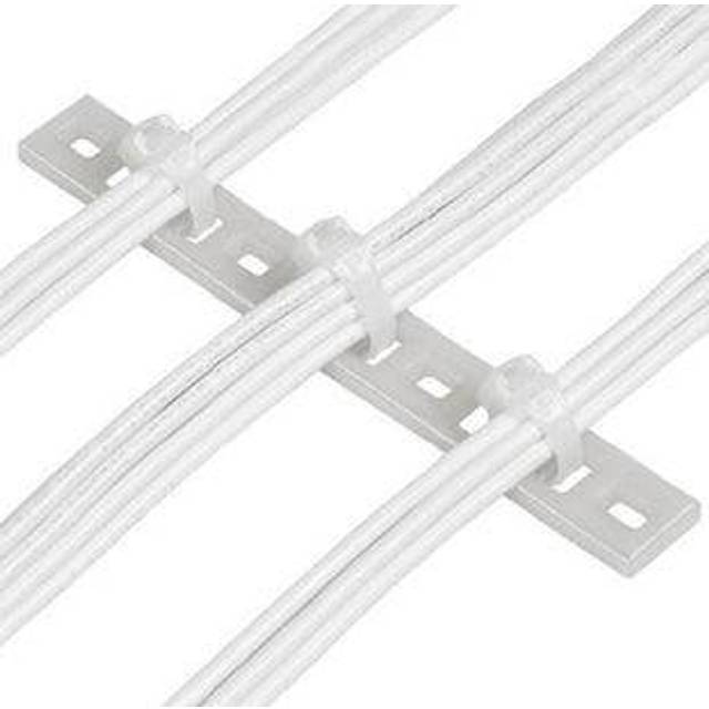Panduit MTP5H-E6-C Multiple Tie Plate, 5 Bundle, M-H Ties, #6 Screw (100-Pack)