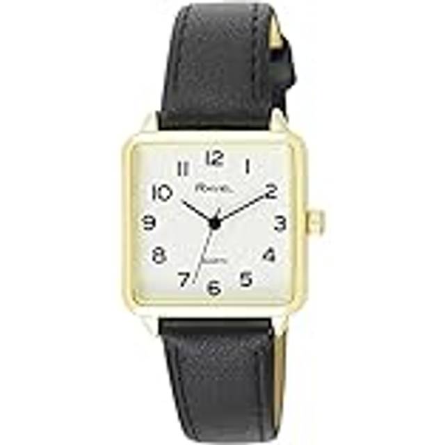 Ravel Women's White Face Rectangular Fashion Watch R0139.01.2