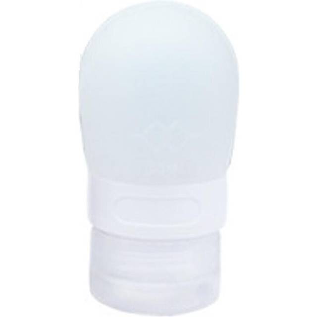(White, 60ml) Silicone Travel Bottle Portable Refillable Toiletries Bottles