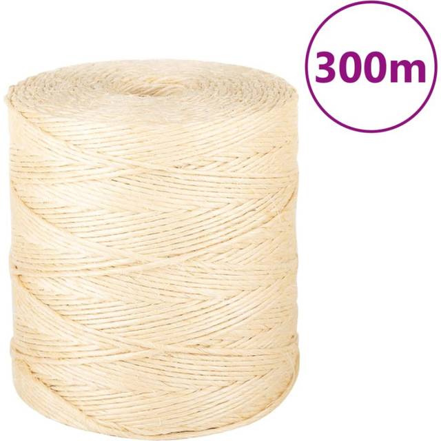 (300 m) vidaXL Rope Jute String Hemp Rope Twine String for Cat Scratching 100% Sisal