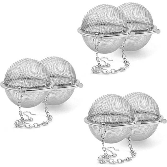 6PCS Practical Tea Ball, Tea Spices Infuser Filter