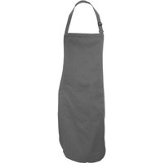 (One Size, Griffin Grey) Dennys Adults Unisex Catering Bib Apron With Pocket (Pack of 2)
