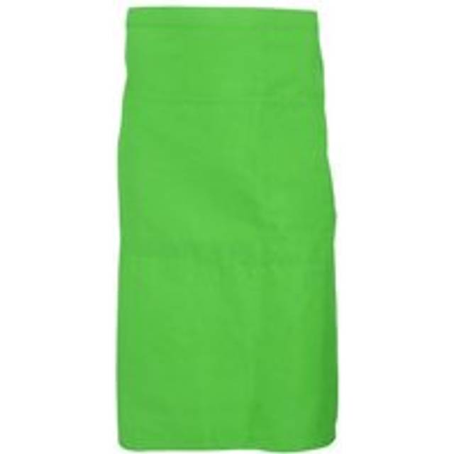 (One Size, Zest) Dennys Adults Unisex Catering Waist Apron With Pocket (Pack of 2)