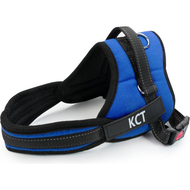 (Blue Harness, Extra Large (XL)) KCT No Pull Padded Dog Harnesses Red/Black/Blue