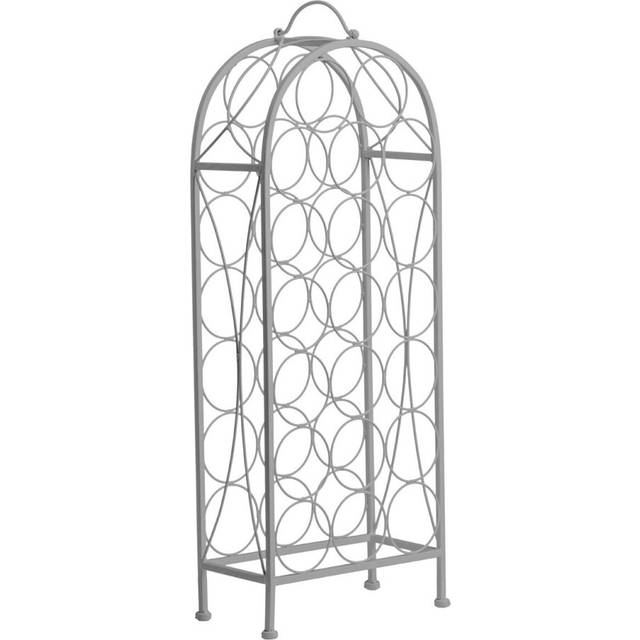 Cafe Cassis Grey Powder 20 Bottles Wine Rack - One Size