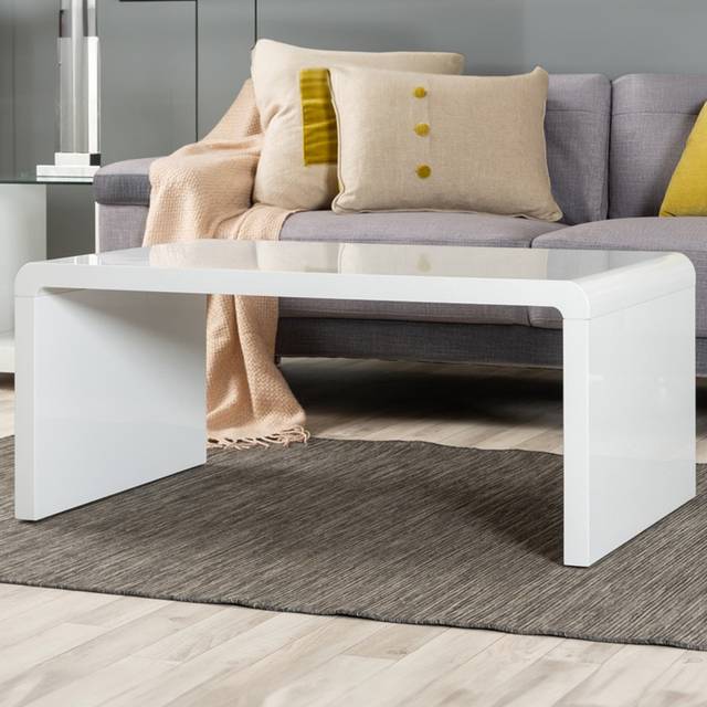 Furniturebox Lucia White Coffee Table