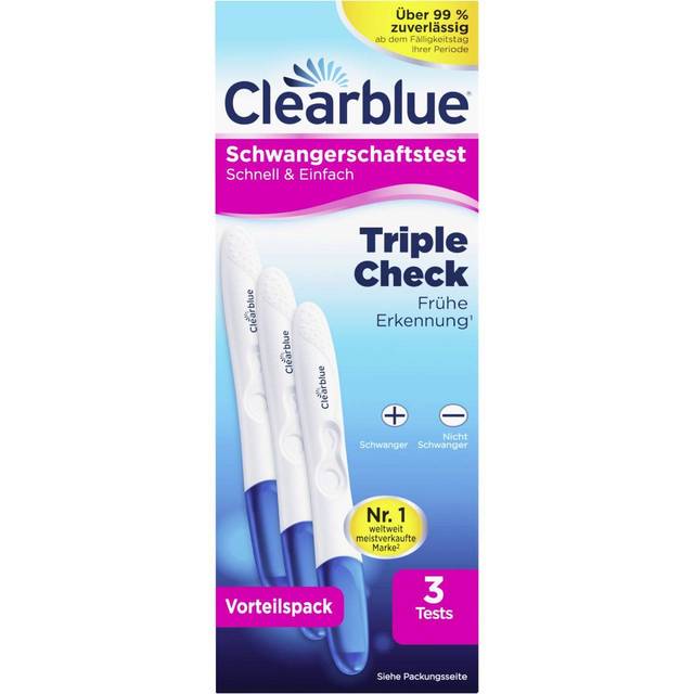 Clearblue 8006540055281 Graviditetstest, 3 Stycken