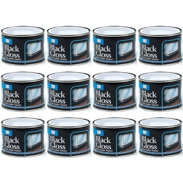 151 Non Drip Paint Black Gloss 180ml (0100/DY013A) (Pack of 12)