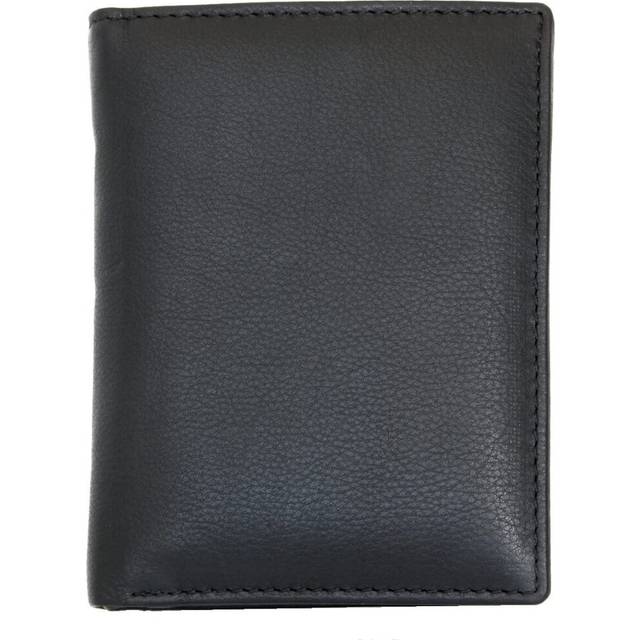 Men's Soft Genuine Leather Wallet with Removable Document Holder