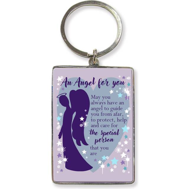 An Angel For You Metallic Keyring Lovely Birthday Christmas Gift Idea