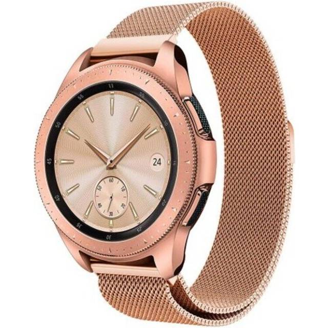 Milanese Watch Mesh Loop Stainless Steel Breathable Confortable Band Strap For Samsung Galaxy 42Mm Rose Gold Watch Bands
