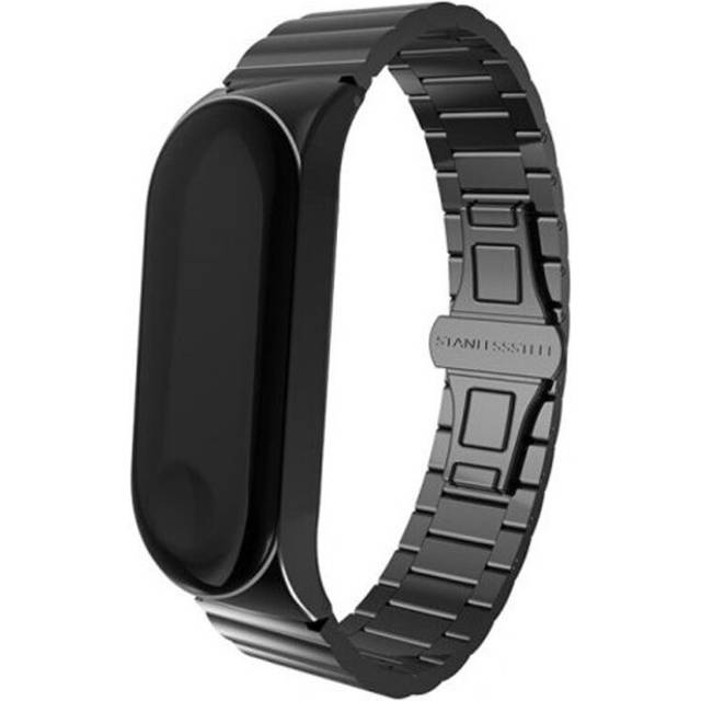 Smart Bracelet Striped Watch Strap Watchband For Xiaomi Mi Band 3 Black Watch Bands