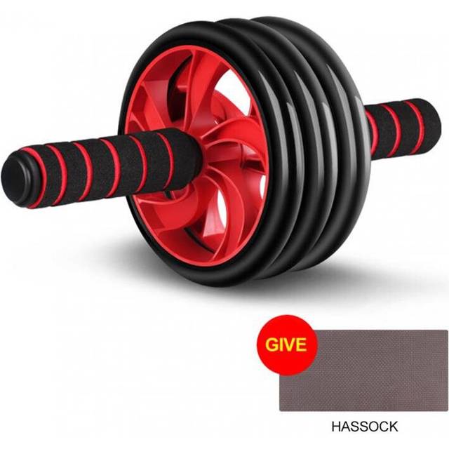 (a-02) Abs New Keep Fitness Wheels Abdominal Wheel Ab Roller With Mat For Exercise Muscle Hip Trainer Equipment Abdominal Muscle Wheel